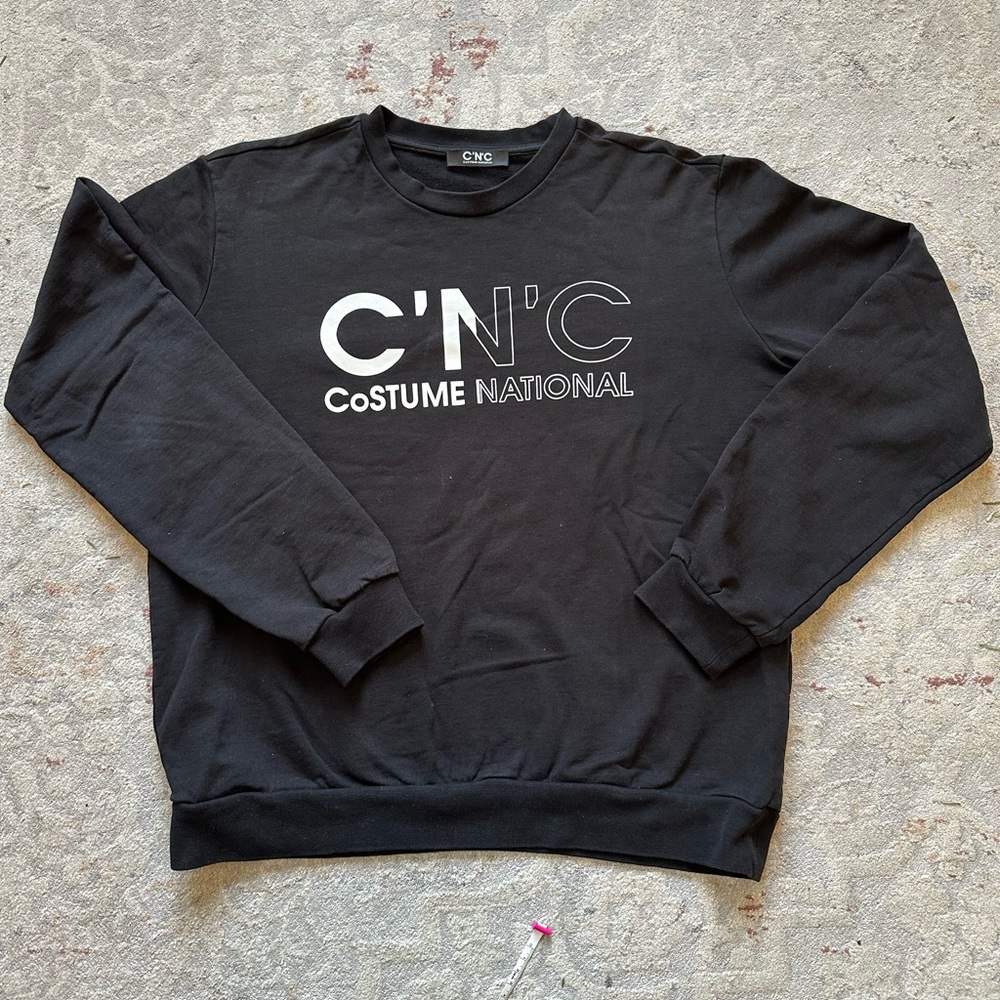 CNC Costume National Black Crewneck Sweater